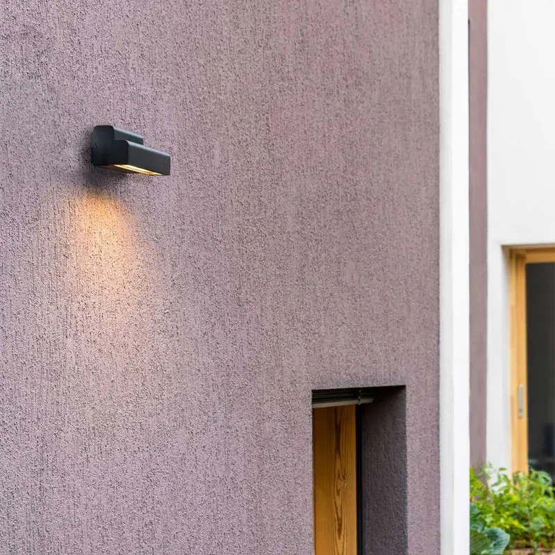 Balic - Applique murale LED d’extérieur en acier, style contemporain