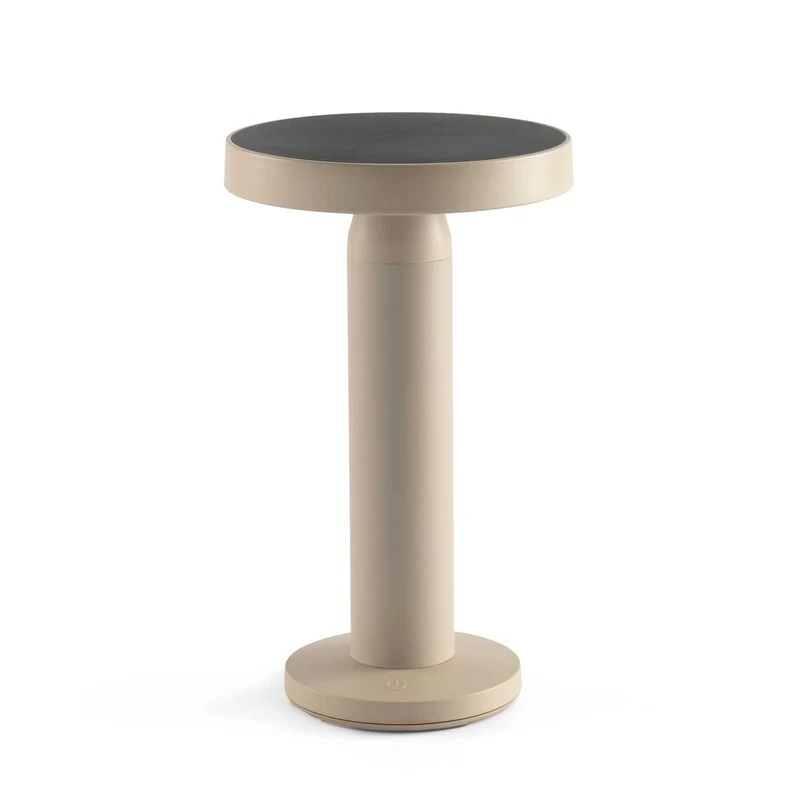 Cairo - Lampe à poser solaire sans fil en polycarbonate, style contemporain