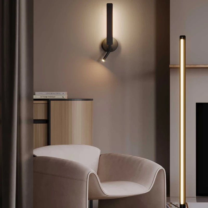 Combo - Applique liseuse LED pour chambre design