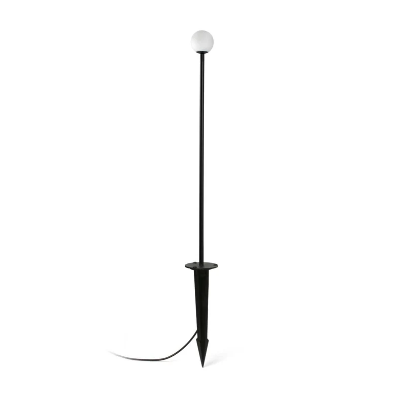 Cuca - Piquet LED en acier et verre, style contemporain