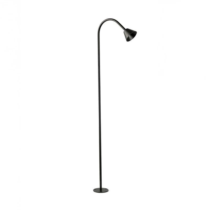 Lily - Borne LED en acier et verre, style contemporain