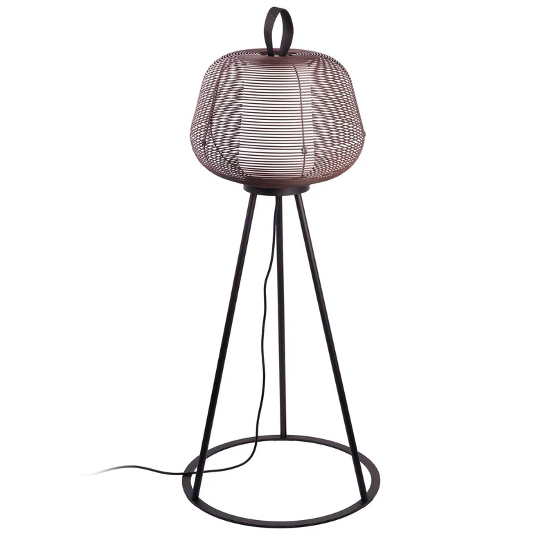 Nara - Lampadaire en acier et polyéthylène, style contemporain