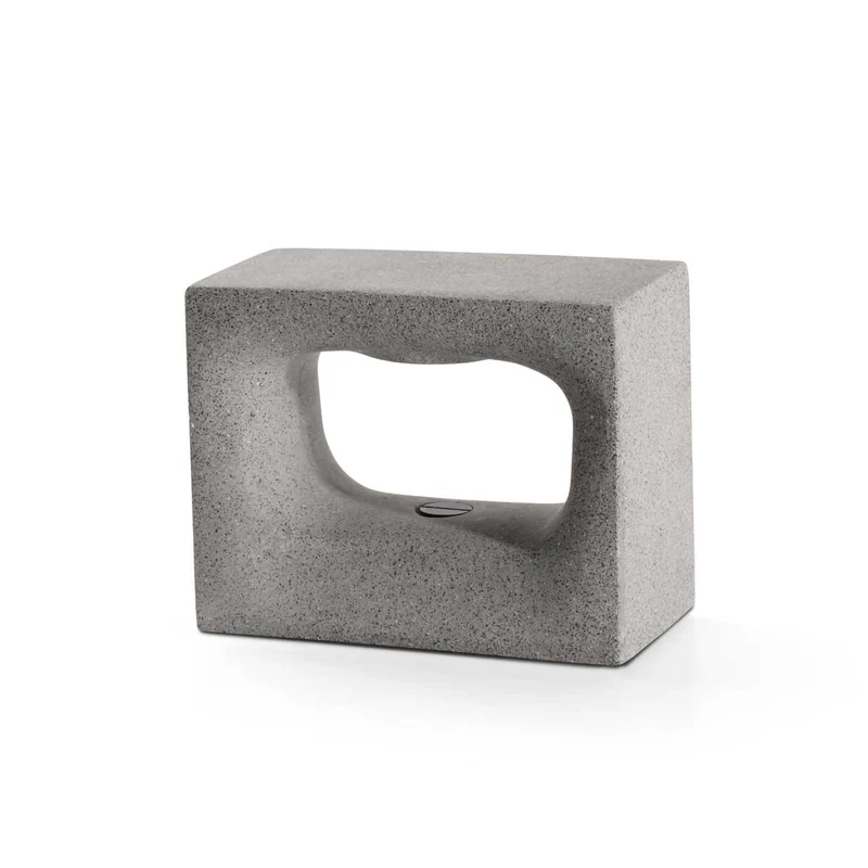 Glint - Borne LED en béton, style contemporain