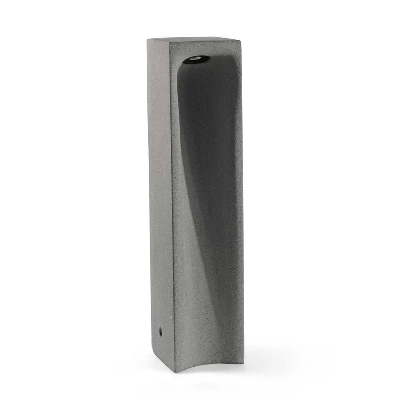 Grot - Balise LED en béton, style contemporain