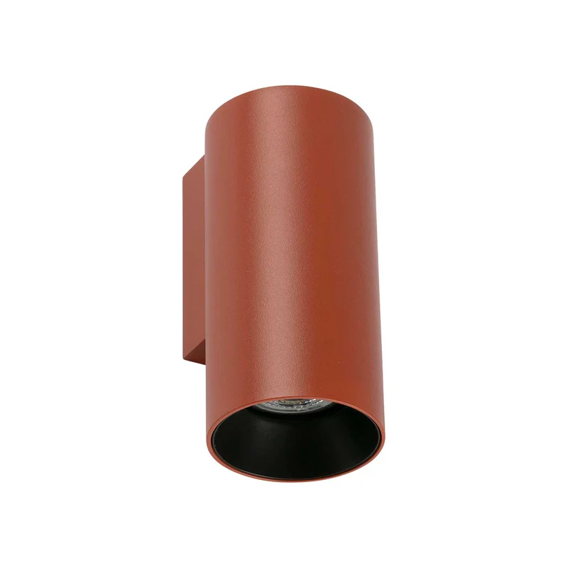 Stan - Applique murale terracotta en acier, style contemporain