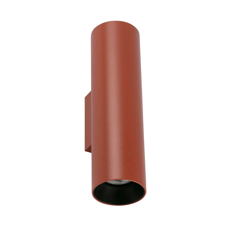 Stan - Applique murale terracotta en acier, style contemporain