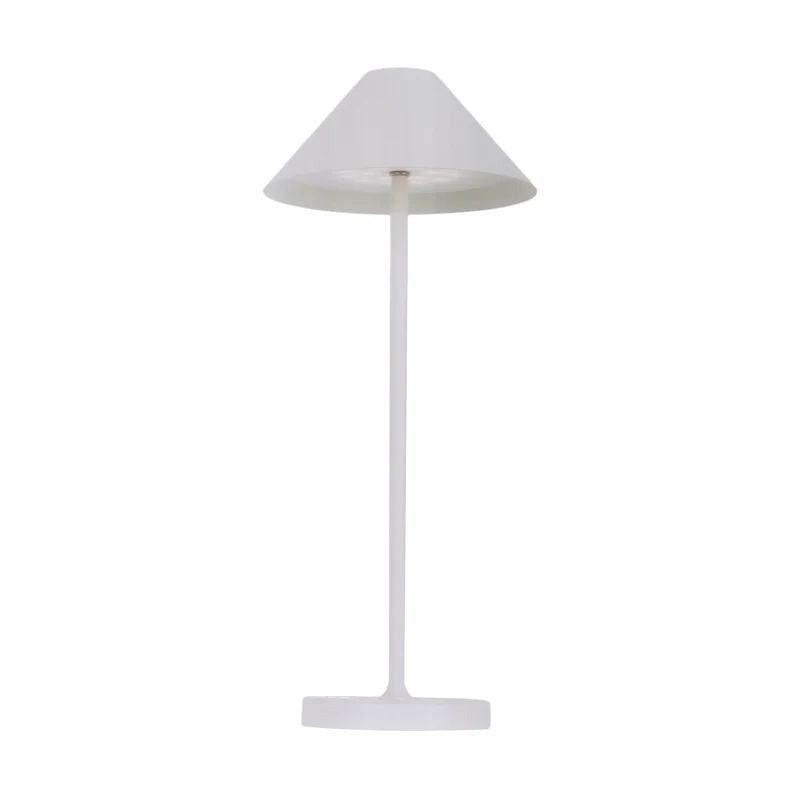 Kelù Lampada LED da tavolo portatile, per esterni a batteria usb ricaricabile H35 cm, lampada senza fili bianca