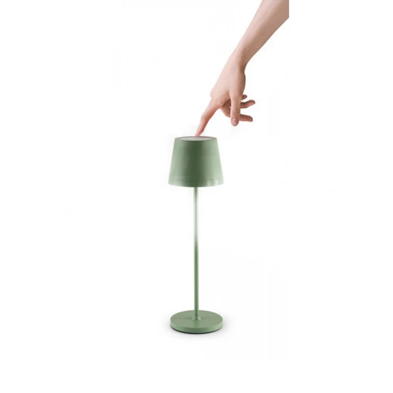 Jolight Lampada Led da tavolo senza fili, lampada da scrivania LED dimmerabile, interruttore soft touch con luce calda, per uso interno ed esterno, ricaricabile