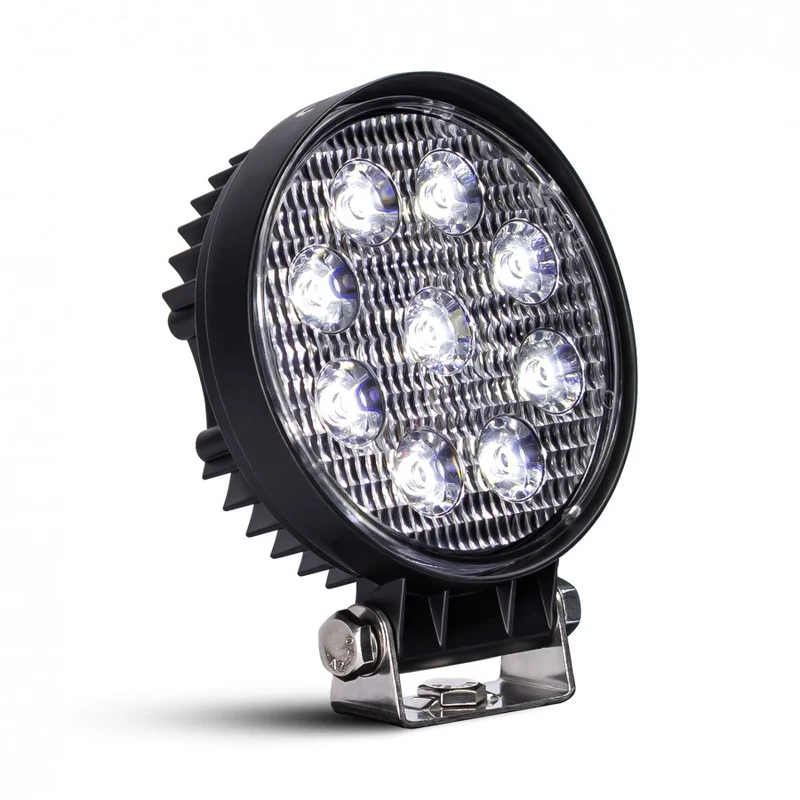 Faro da lavoro a LED rotondo da 27 W / 1450 lumen