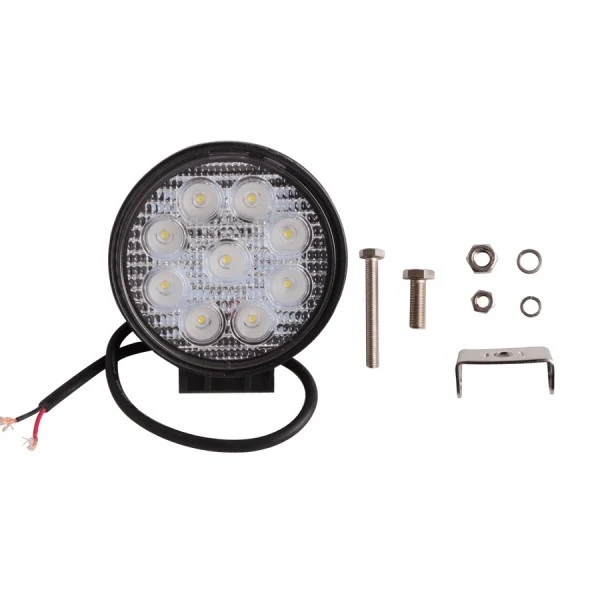Faro da lavoro a LED rotondo da 27 W / 1450 lumen