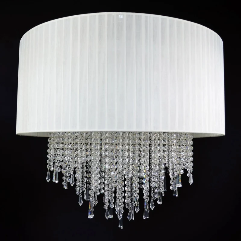 Casa Padrino Luxus Kristall Kronleuchter Silber Ø 70 x H. 55 cm - Prunkvolle Messing Kronleuchter mit böhmischem Kristallglas - Barock Möbel - Edel & Prunkvoll