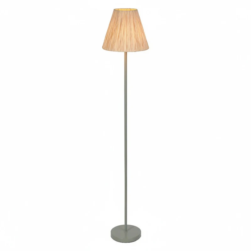 OSRAM DECOR Lampada da terra Decor Raffia verde-marrone, E27, 300 mm