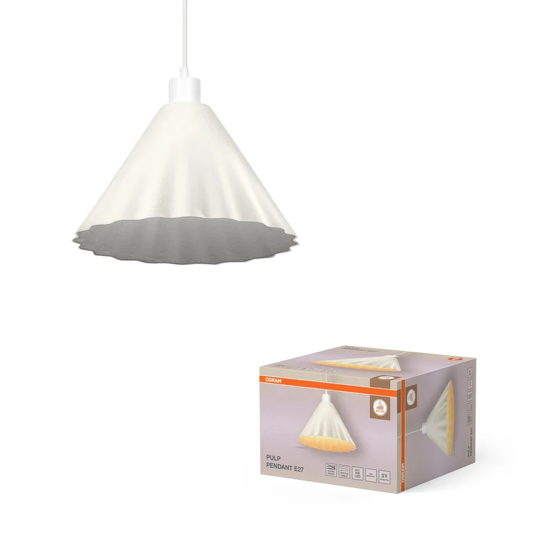 OSRAM DECOR Lampada a sospensione Decor Pulp bianca, E27, 310 mm