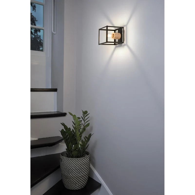OSRAM DECOR Nairobi lampada da parete, nero, attacco E27