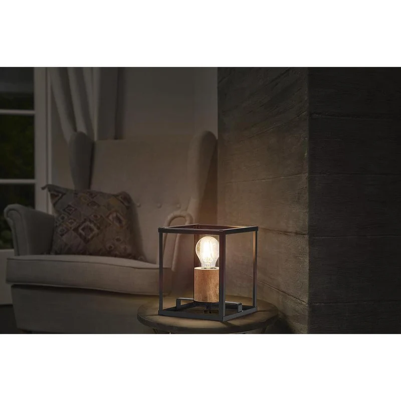 OSRAM DECOR Nairobi lampada da tavolo, nero, attacco E27