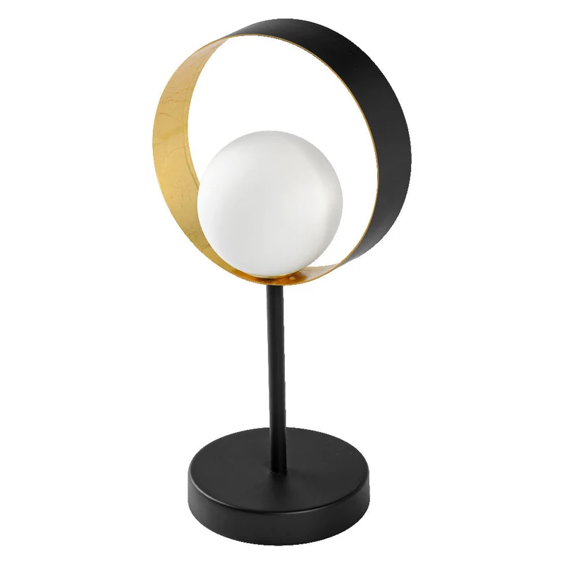 OSRAM DECOR Memphis lampada da tavolo, nero/oro, attacco G9