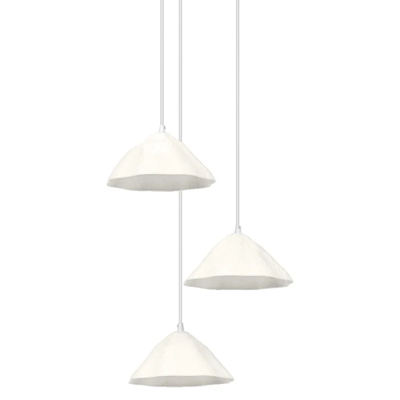 OSRAM DECOR Lampada a sospensione a 3 fiamme Decor Lotus Leaf bianco, E14