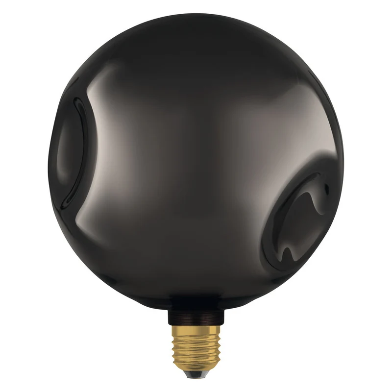 LAMPADA LED DECORATIVA IN VETRO ELETTRO IN VETRO ELETTRO GRANDE NERA