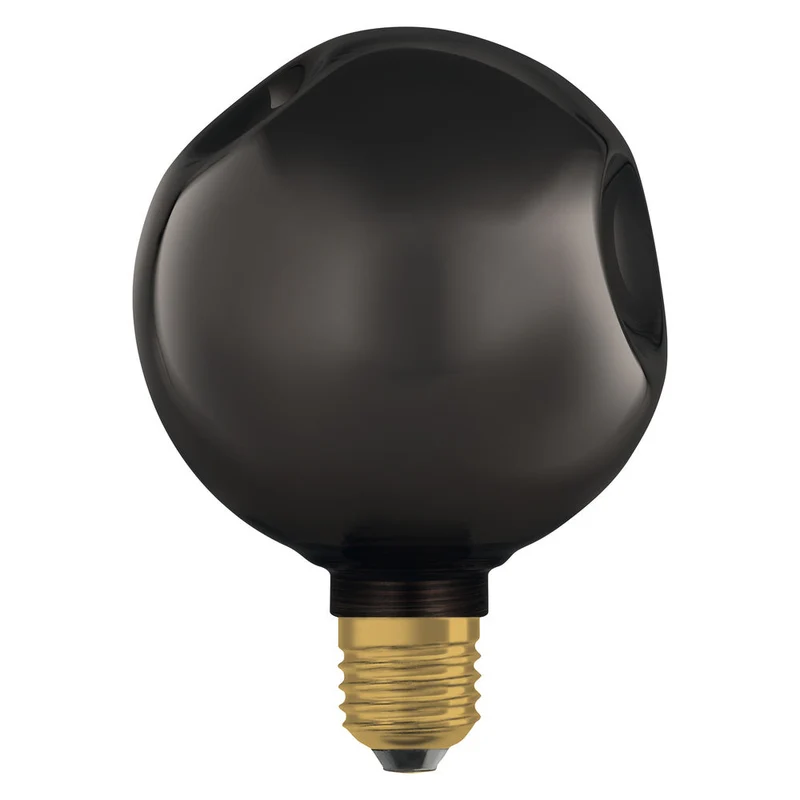 LAMPADA LED DECORATIVA IN VETRO ELETTRO IN VETRO ELETTRO PICCOLA NERA