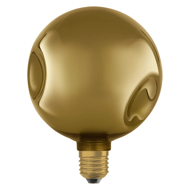 LAMPADA LED DECORATIVA IN VETRO ELETTRO IN ORO MEDIO ELETTRO