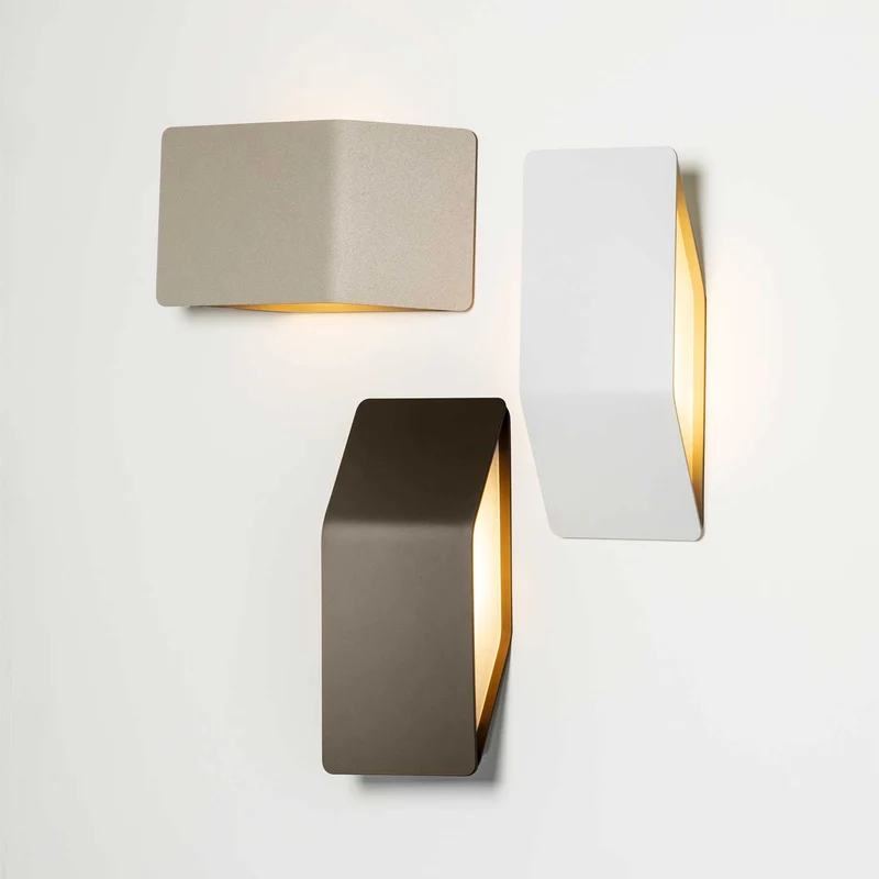 Shapes - Applique murale LED en acier, style minimaliste, H 30 cm