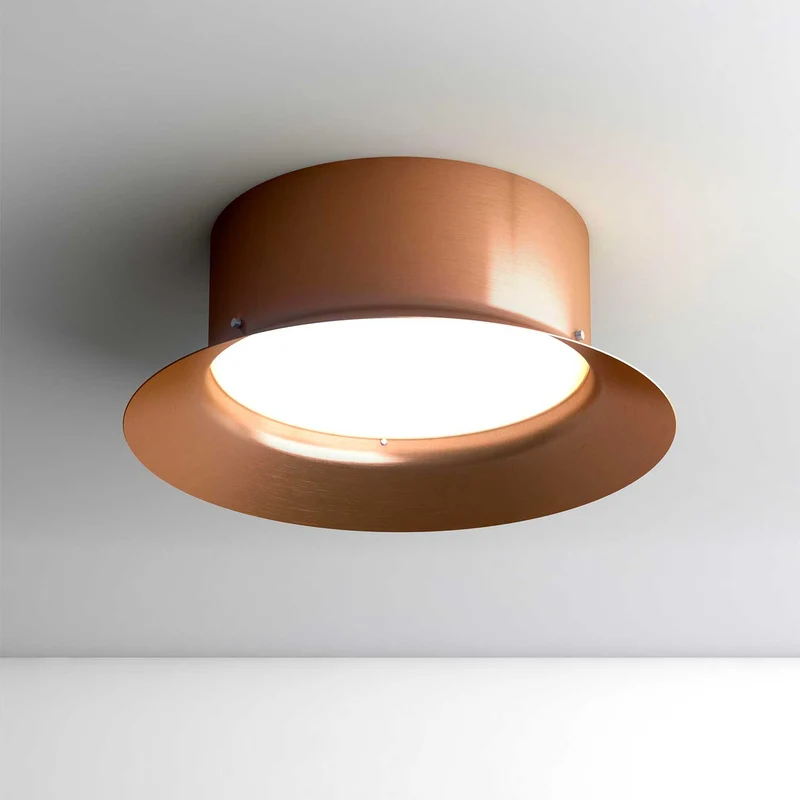 Maine - Plafonnier LED en acier, style industriel, Ø 18,5 cm