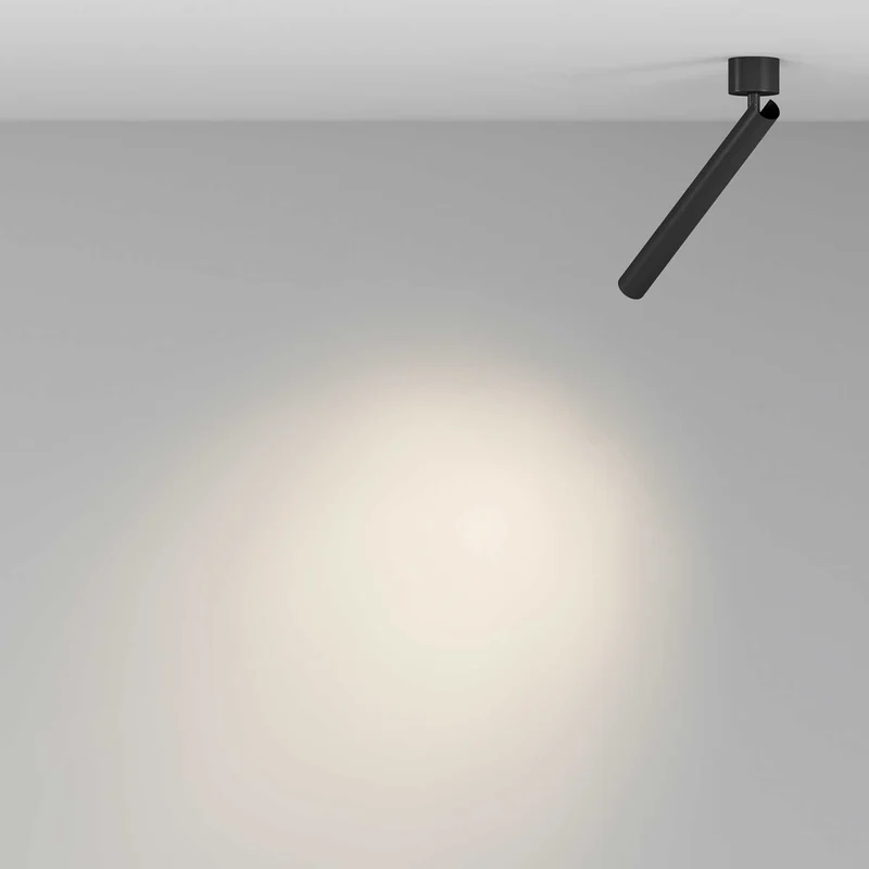 Focus T - Spot LED ultra-fin en aluminium, style contemporain