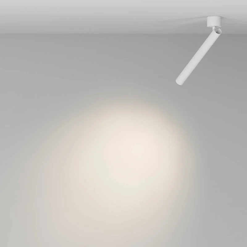 Focus T - Spot LED ultra-fin en aluminium, style contemporain