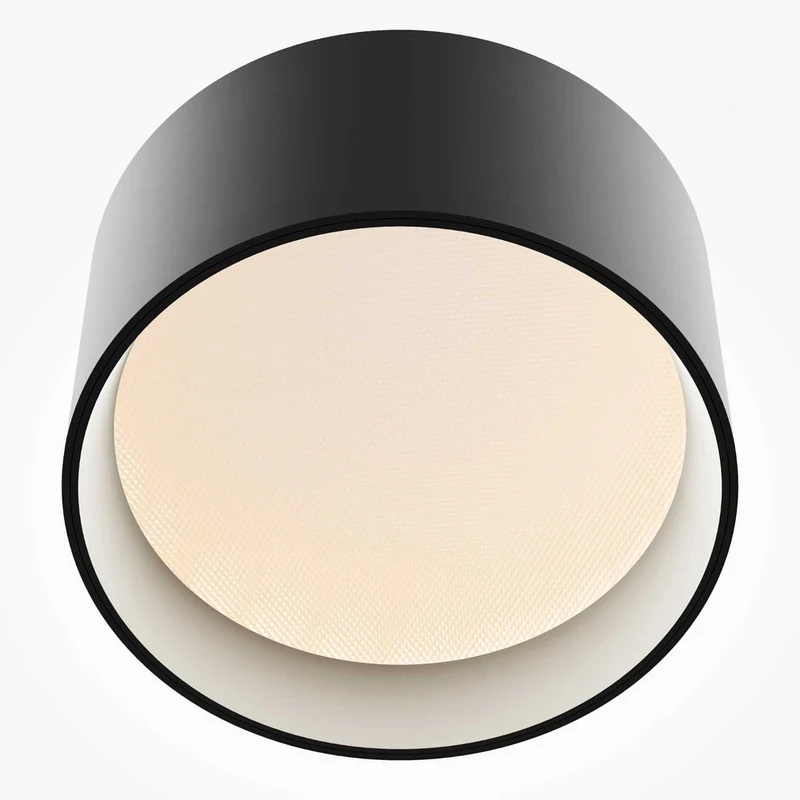 Vega - Spot LED en saillie rond en aluminium, style contemporain