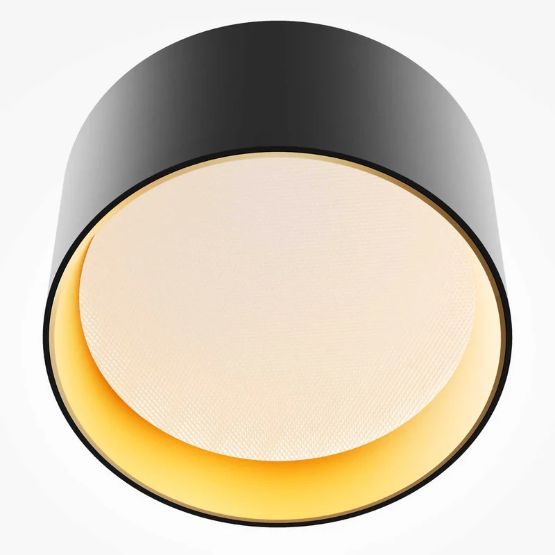 Vega - Spot LED en saillie rond en aluminium, style contemporain