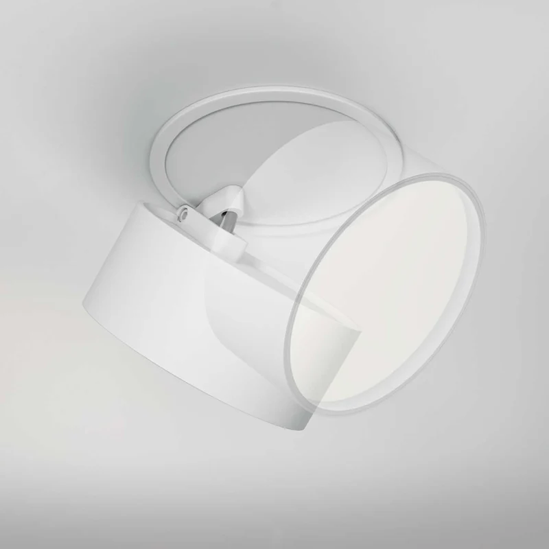 Onda - Spot LED rétractable dim-to-warm en aluminium, style contemporain