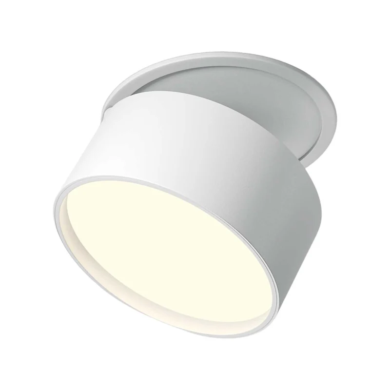 Onda - Spot LED rétractable dim-to-warm en aluminium, style contemporain