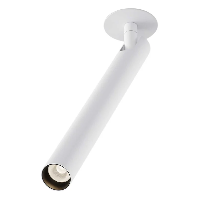 Focus T - Spot LED ultra-fin semi-encastré en aluminium, style contemporain