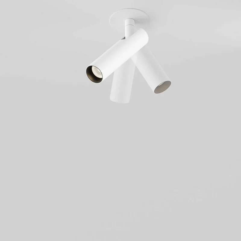 Focus T - Spot LED ultra-fin semi-encastré en aluminium, style contemporain