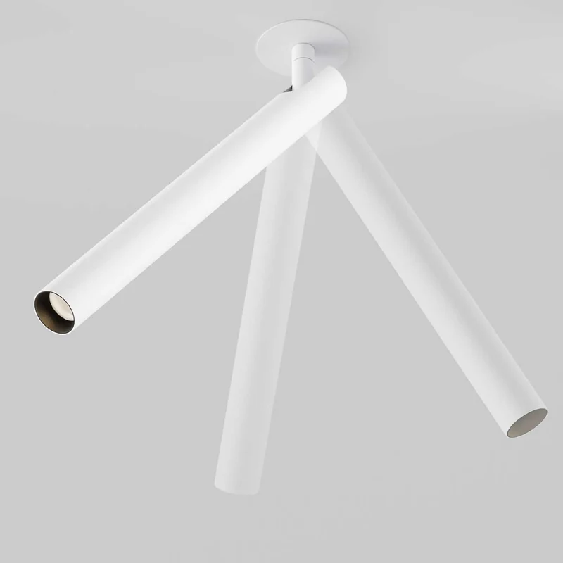Focus T - Spot LED ultra-fin semi-encastré en aluminium, style contemporain
