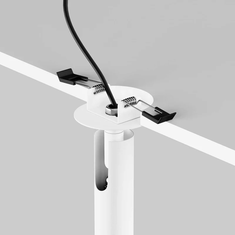 Focus T - Spot LED ultra-fin semi-encastré en aluminium, style contemporain