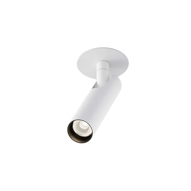 Focus T - Spot LED ultra-fin semi-encastré en aluminium, style contemporain