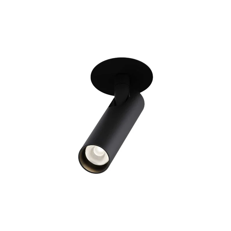 Focus T - Spot LED ultra-fin semi-encastré en aluminium, style contemporain