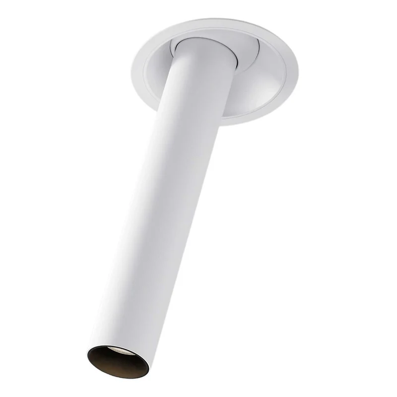 Focus T - Spot LED semi-encastré en aluminium, style contemporain