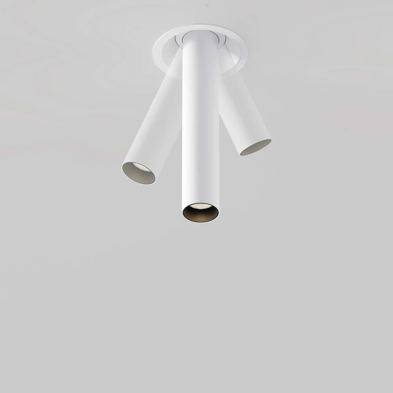 Focus T - Spot LED semi-encastré en aluminium, style contemporain