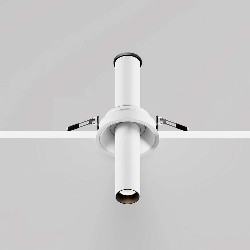 Focus T - Spot LED semi-encastré en aluminium, style contemporain