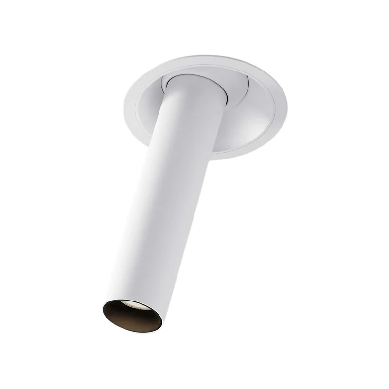 Focus T - Spot LED semi-encastré en aluminium, style contemporain