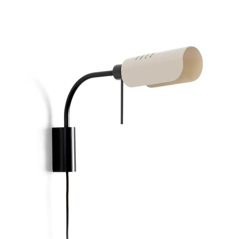 Martinica - Applique murale à bras long en acier, style vintage
