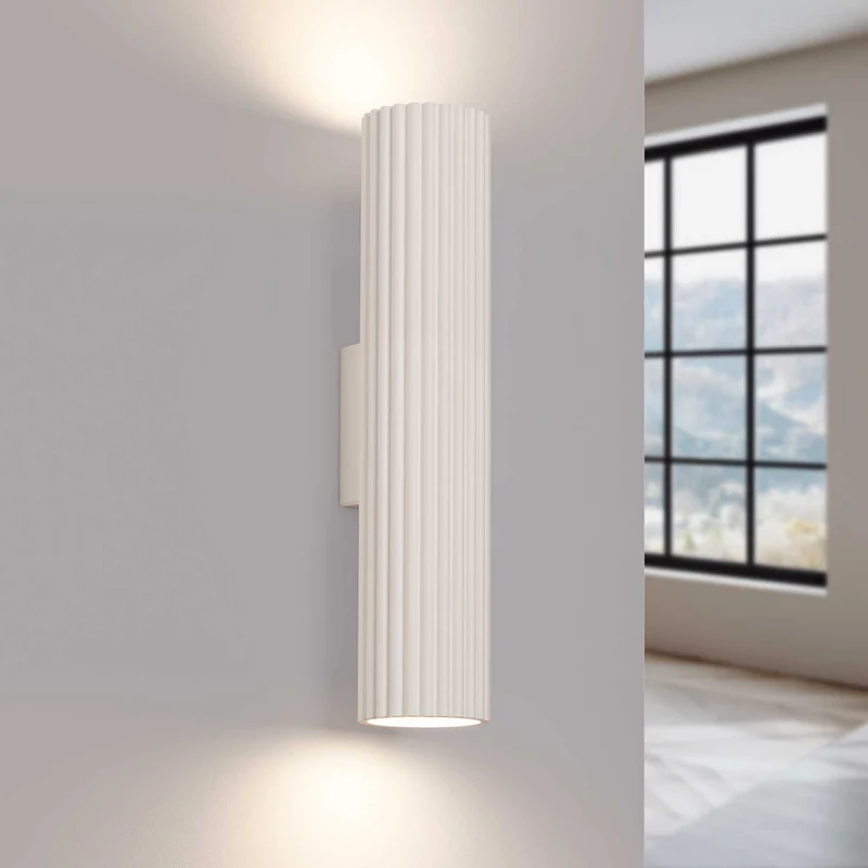 Buna - Applique murale tubulaire en aluminium