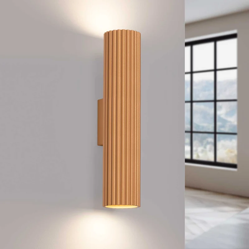Buna - Applique murale tubulaire en aluminium