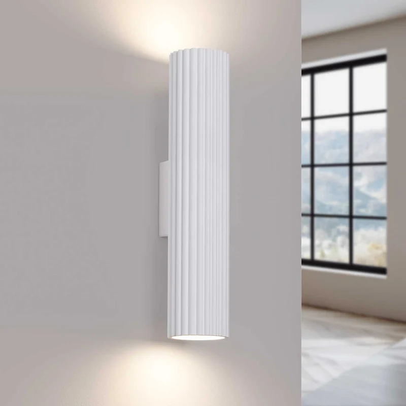 Buna - Applique murale tubulaire en aluminium