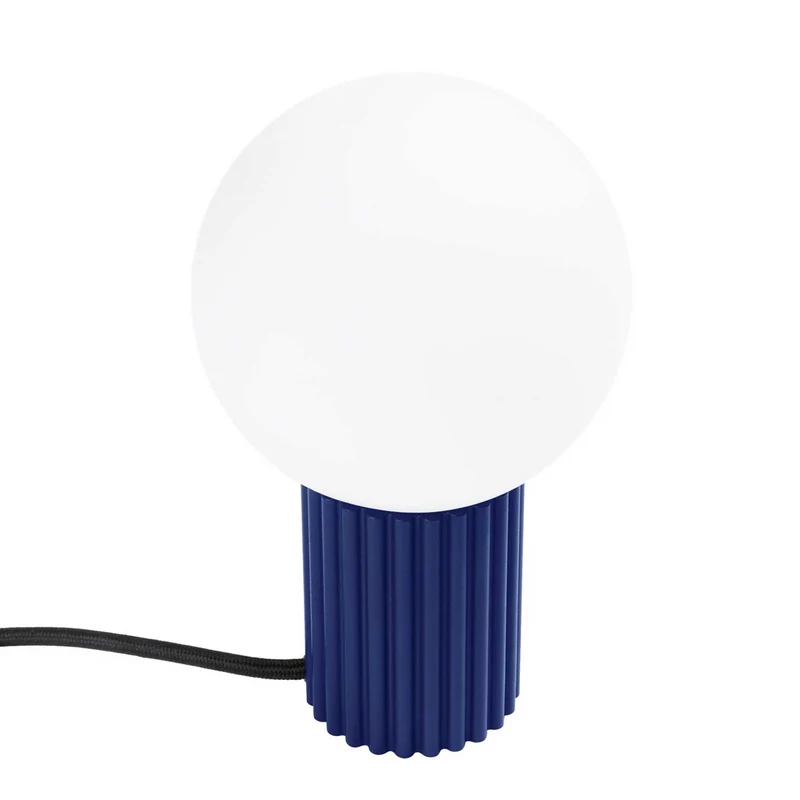 Isis - Lampe à poser contemporaine en aluminium et verre