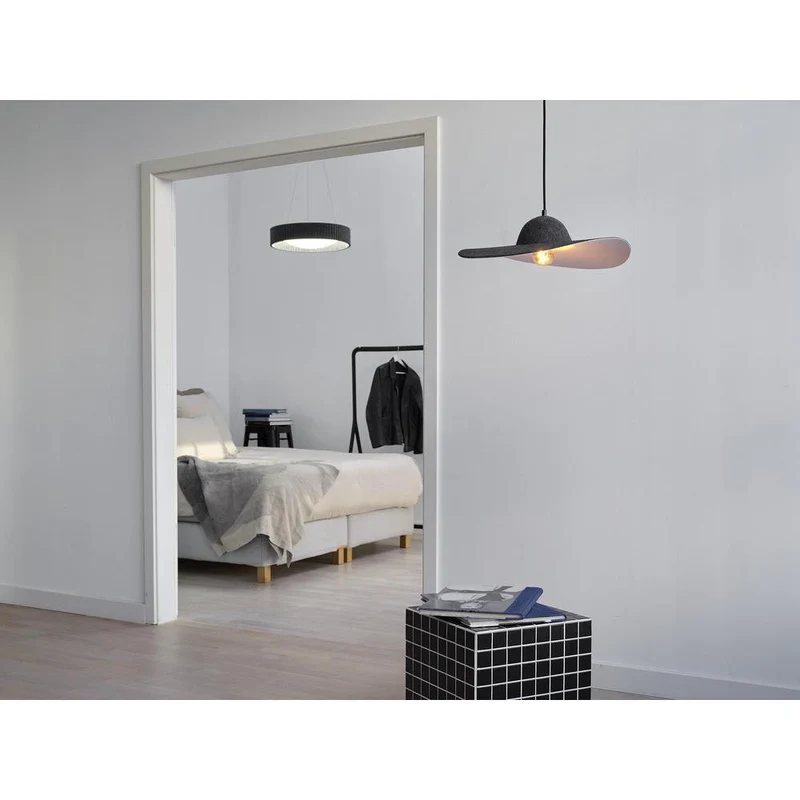 OSRAM DECOR Lampada a sospensione Cappello in feltro Grigio scuro, E27
