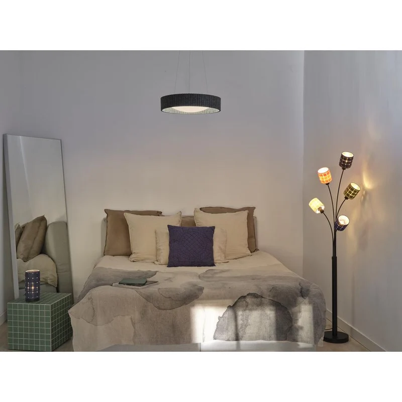 OSRAM DECOR Lampada da terra 5-flammig Decor Felt Weaving Cans, E14