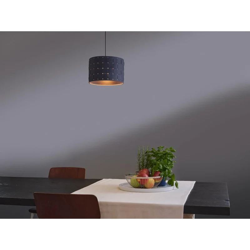 OSRAM DECOR Lampada a sospensione Decor Felt Weaving grigio, E27, 280 mm